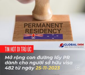 Mở rộng con đường lấy PR dành cho người sở hữu visa 482