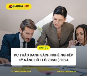 Dự thảo Danh sách nghề nghiệp kỹ năng cốt lõi (CSOL) 2024