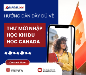 Thư mời nhập học khi du học Canada